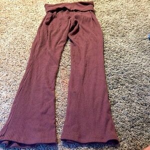 Pants purple soft flare